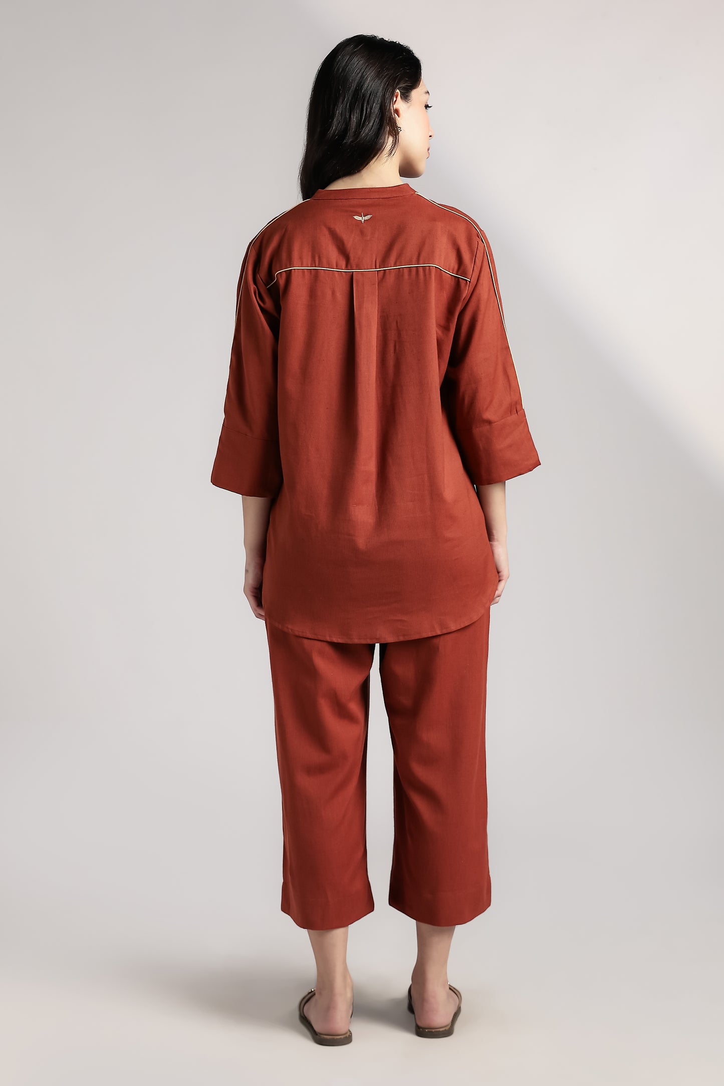 Terracotta Co-Ord Set - Antaraa Studio