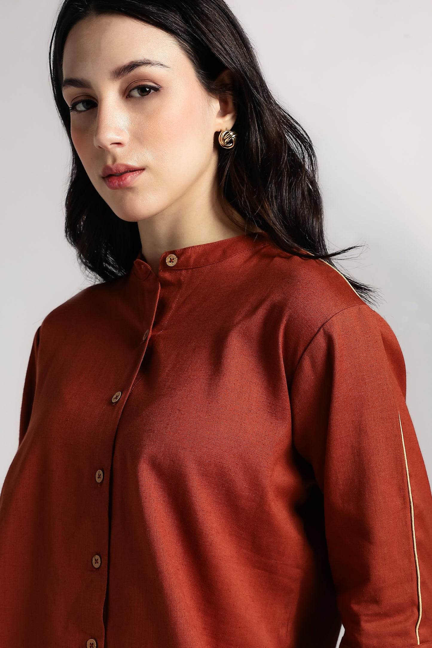 Terracotta Co-Ord Set - Antaraa Studio