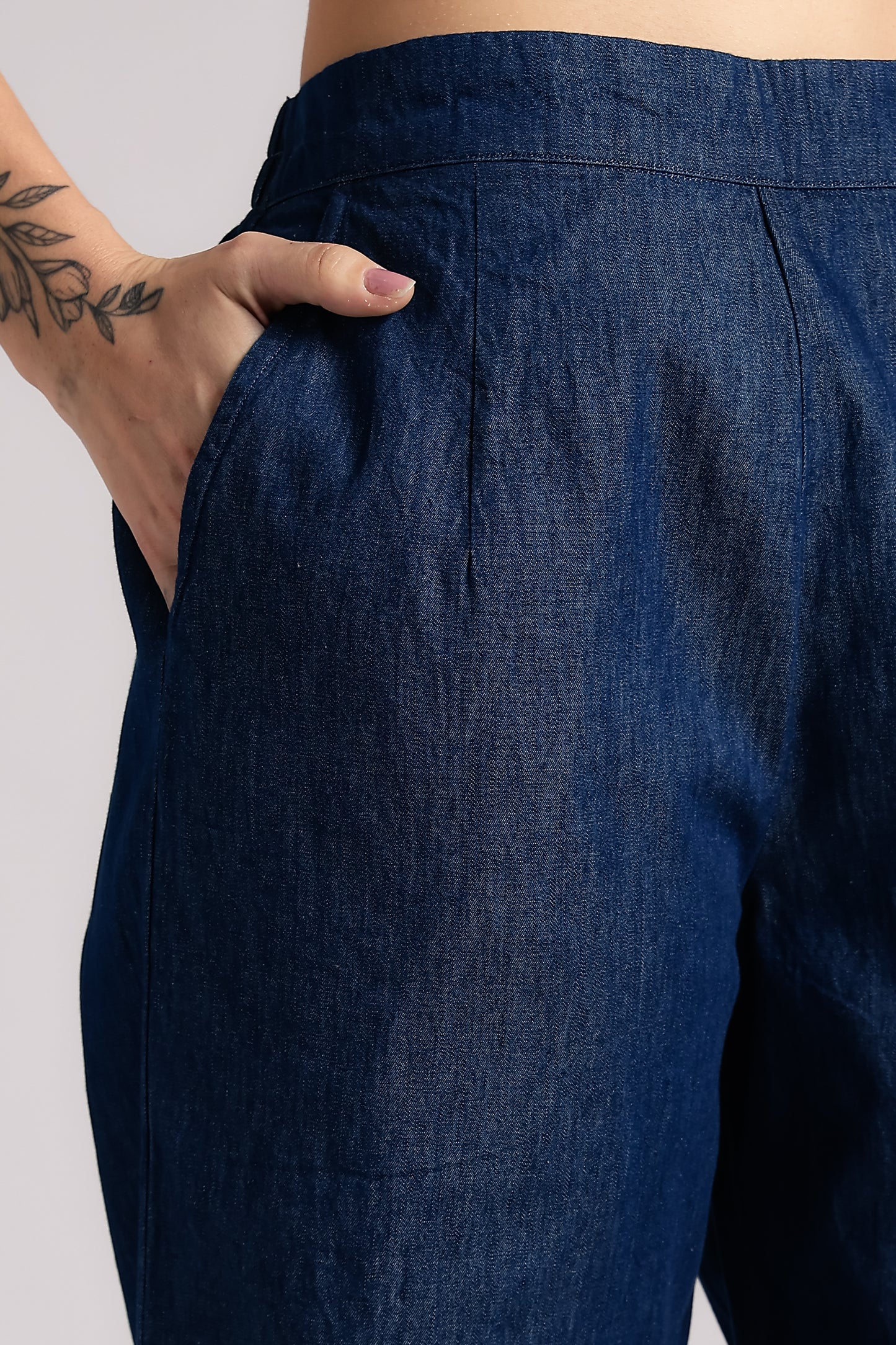 Denim Love Co-Ord Set - Antaraa Studio