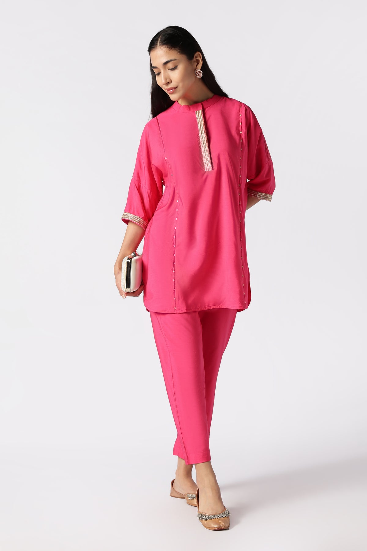 Pink Sapphire Co-Ord - Antaraa Studio