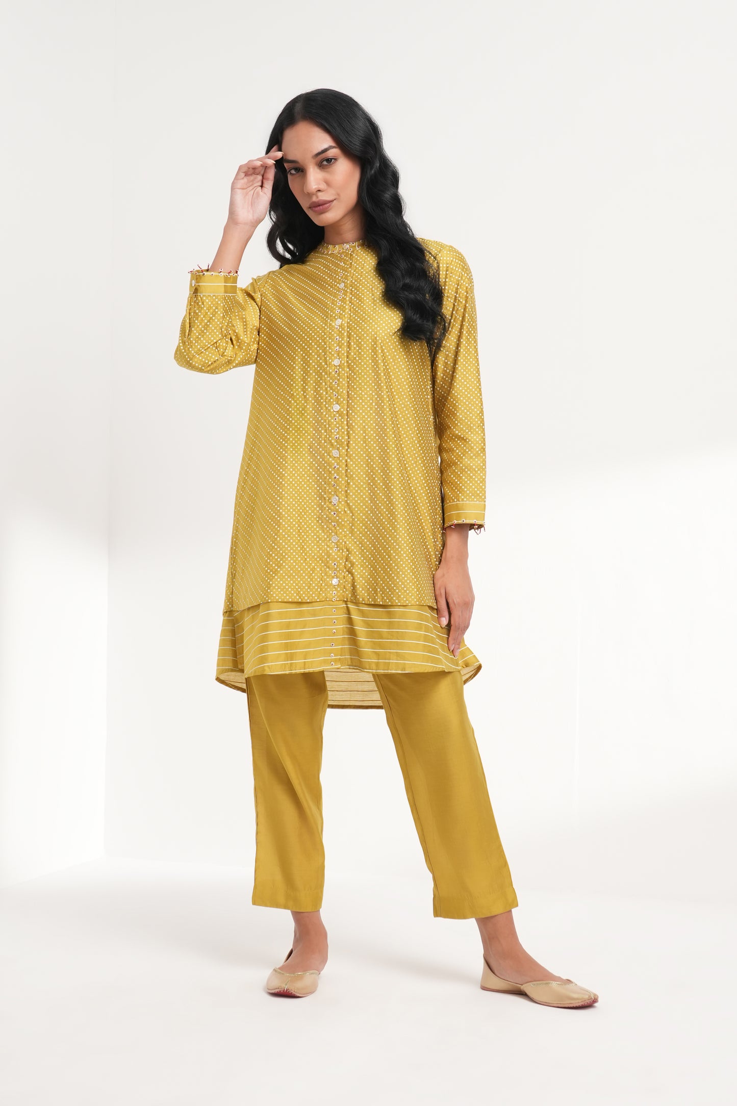 Chanda Chanderi Co-ord Set - Antaraa Studio