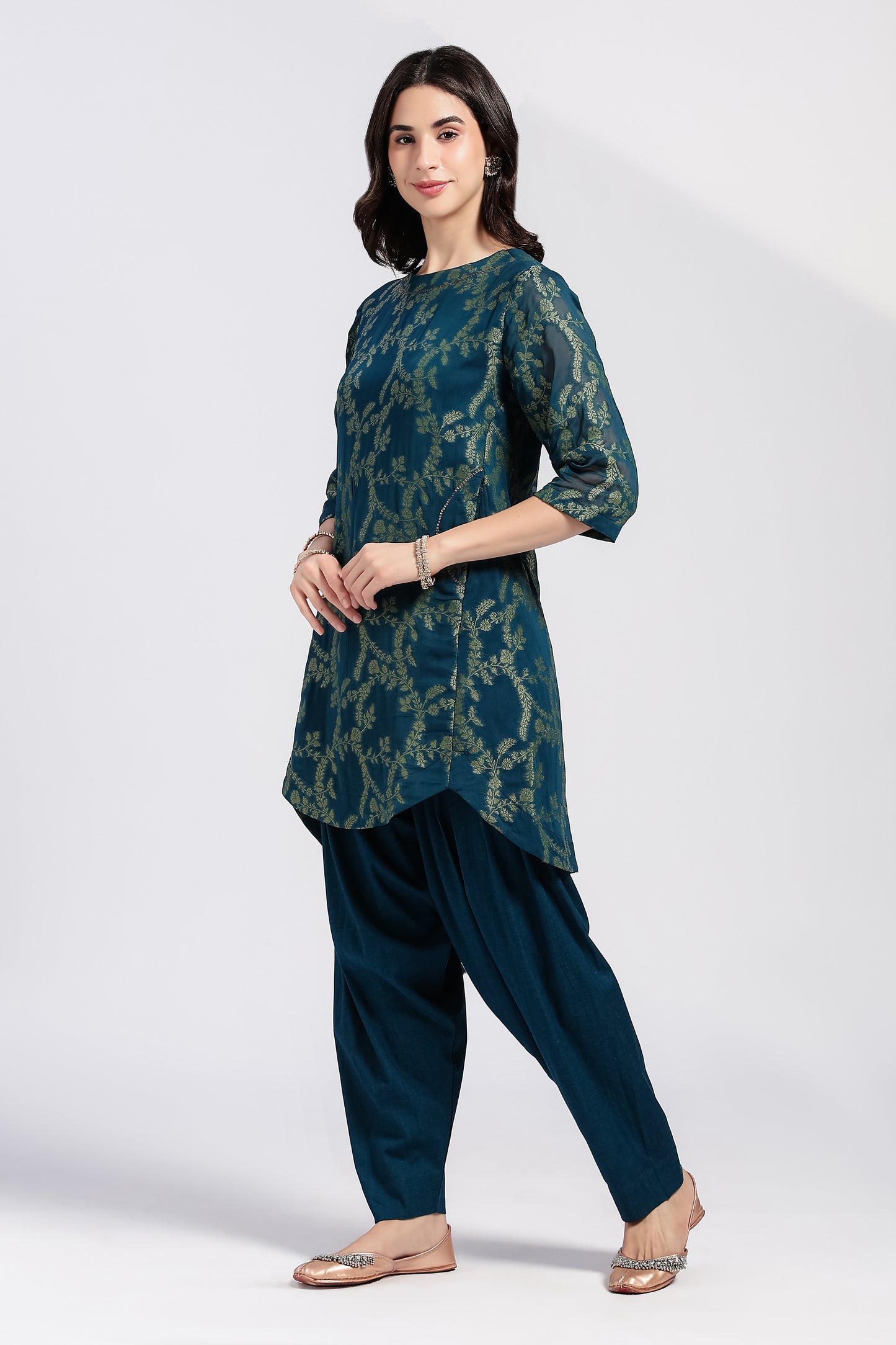 Mayur Brocade Kurta Set