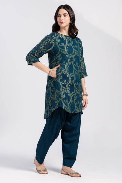 Mayur Brocade Kurta Set
