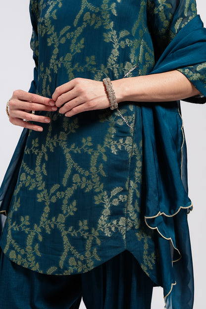 Mayur Brocade Kurta Set