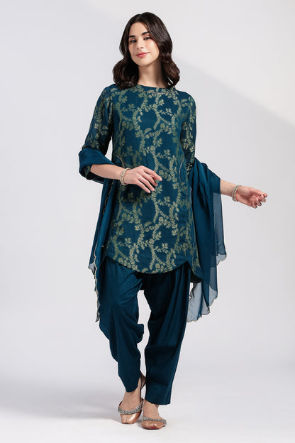 Mayur Brocade Kurta Set