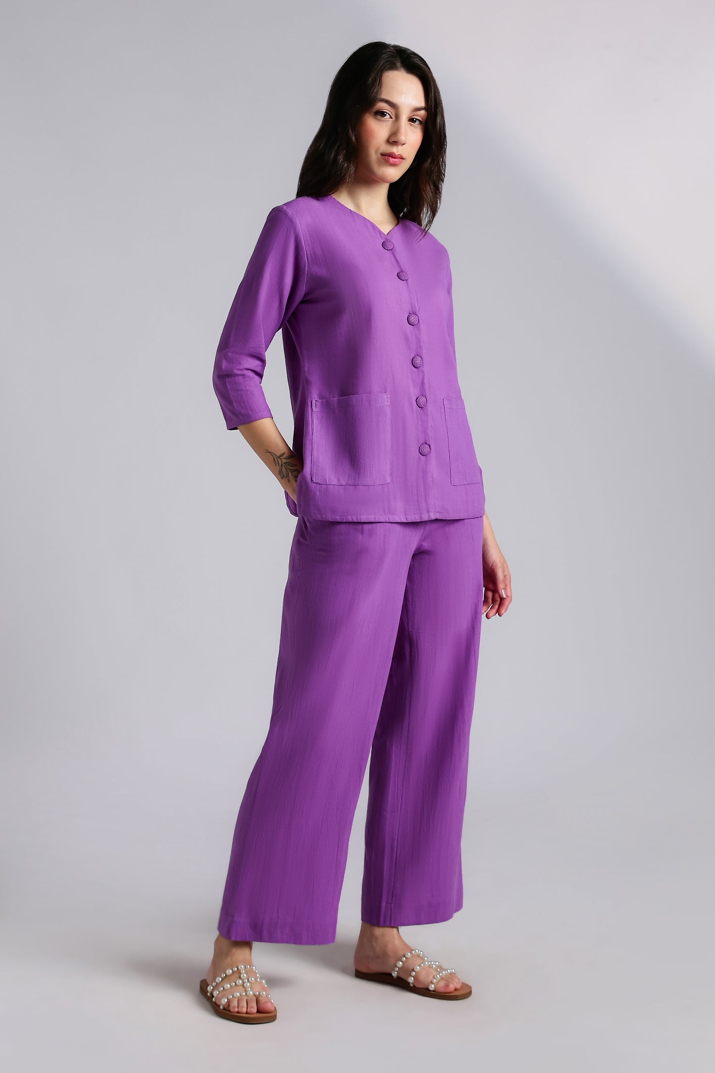 Jamun Co-Ord Set - Antaraa Studio