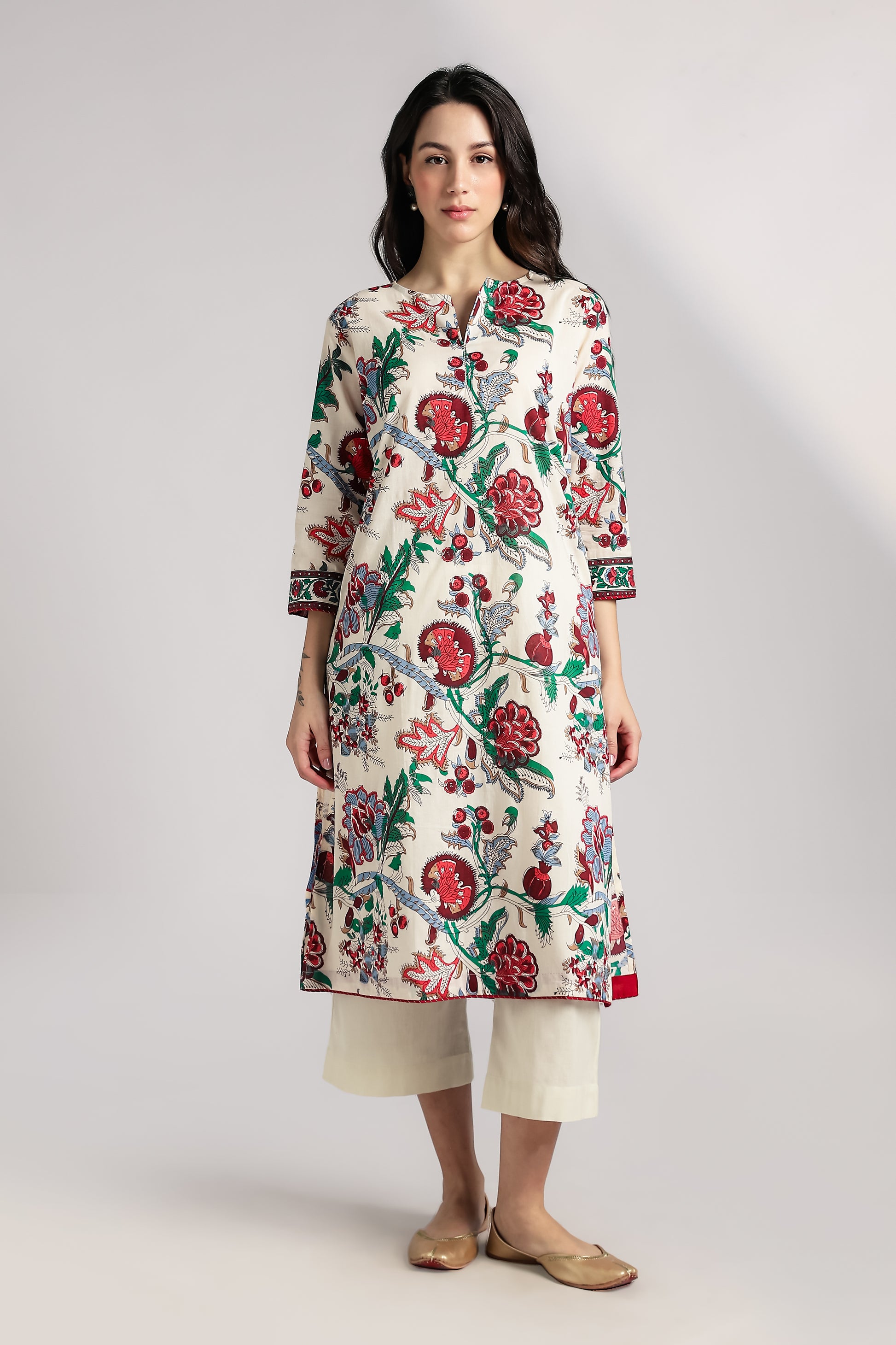 Anar Bagh Kurta Set - Antaraa Studio