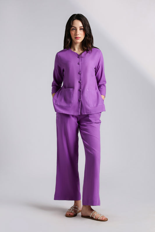 Jamun Co-Ord Set - Antaraa Studio