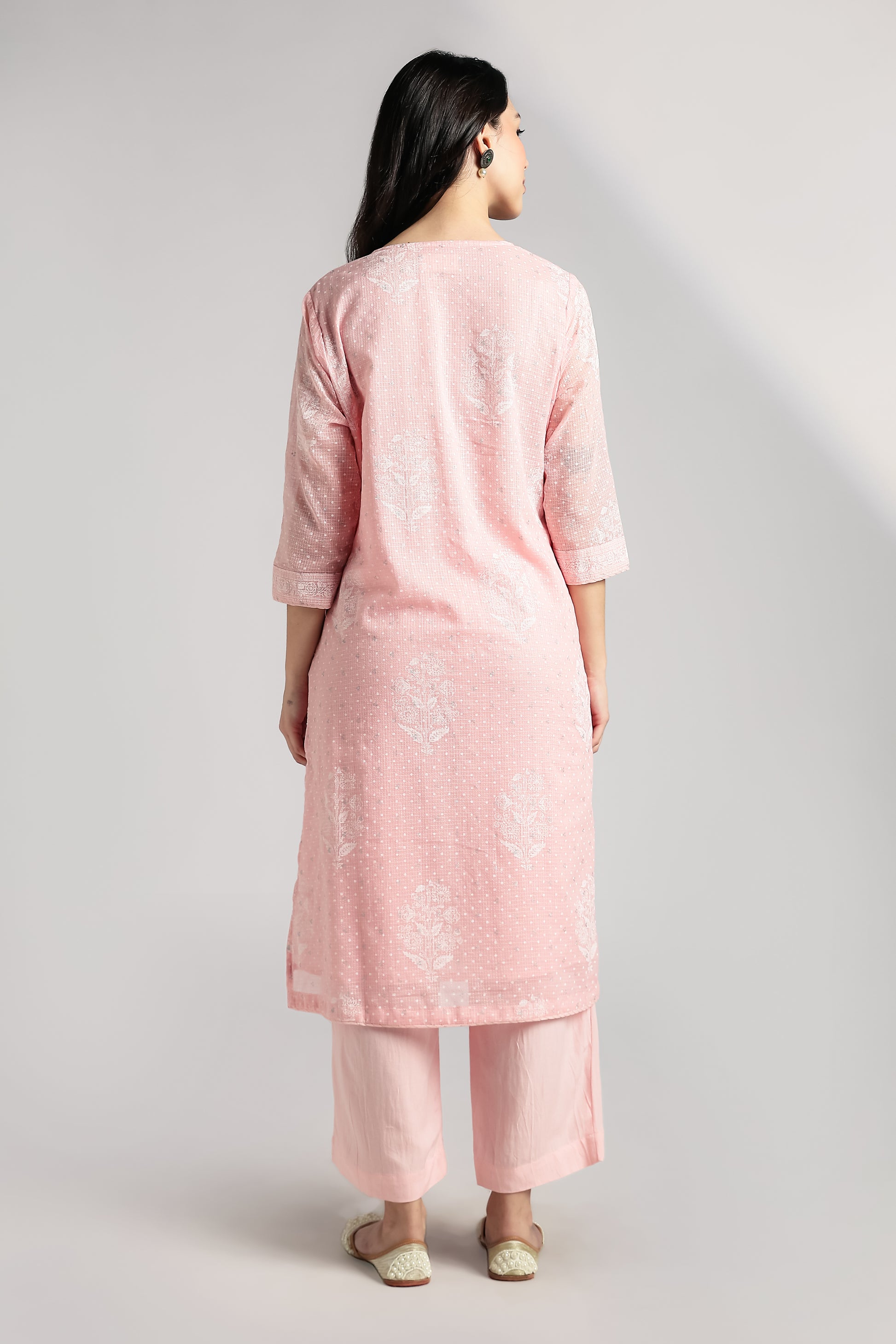 Rosé Gulaab Kurta set - Antaraa Studio