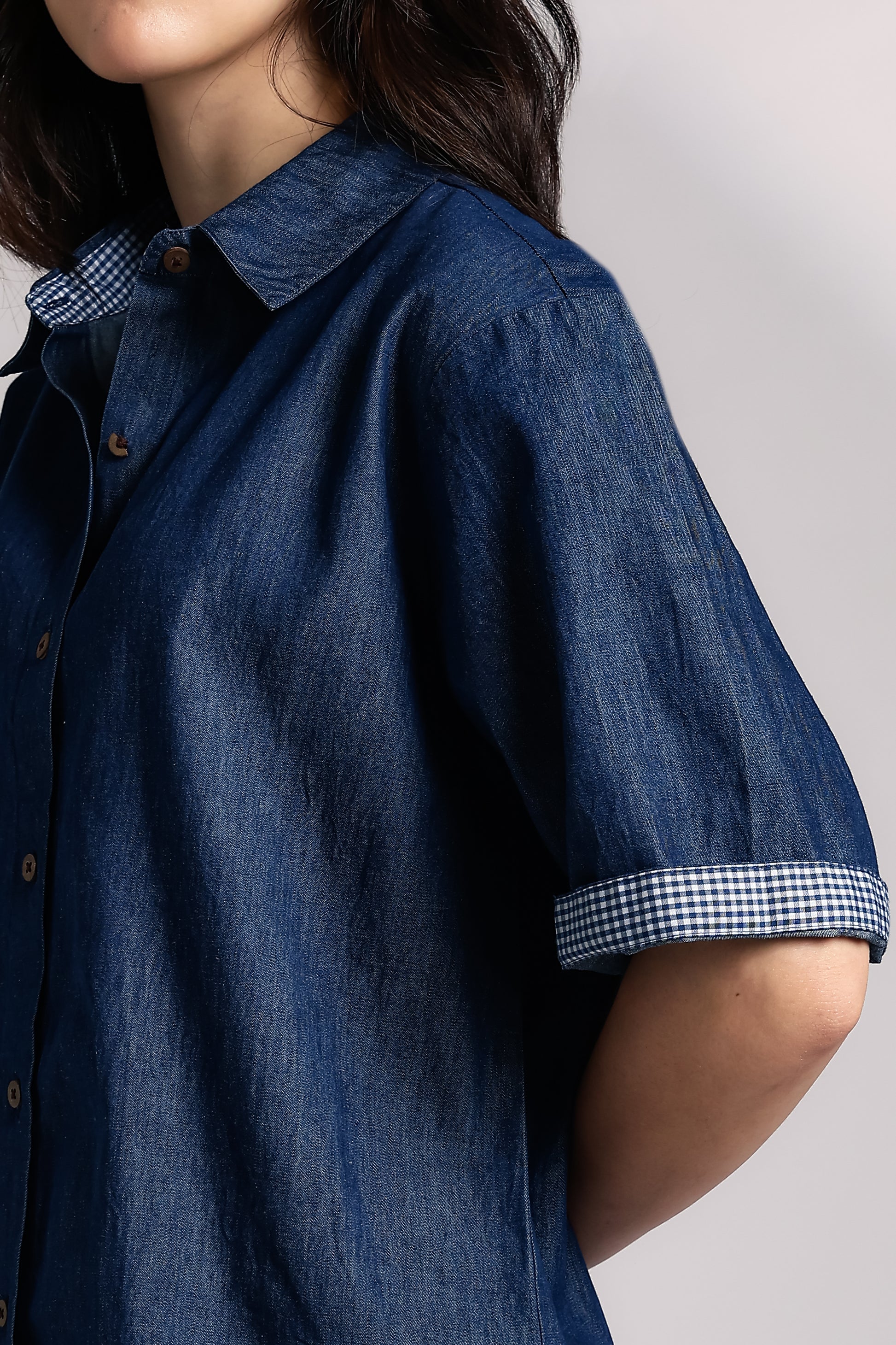 Denim Love Co-Ord Set - Antaraa Studio