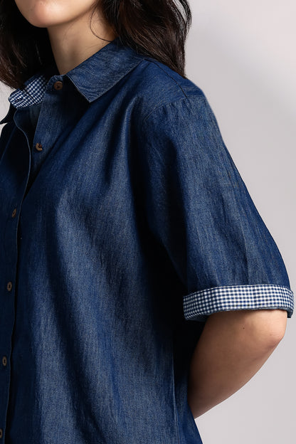 Denim Love Co-Ord Set - Antaraa Studio