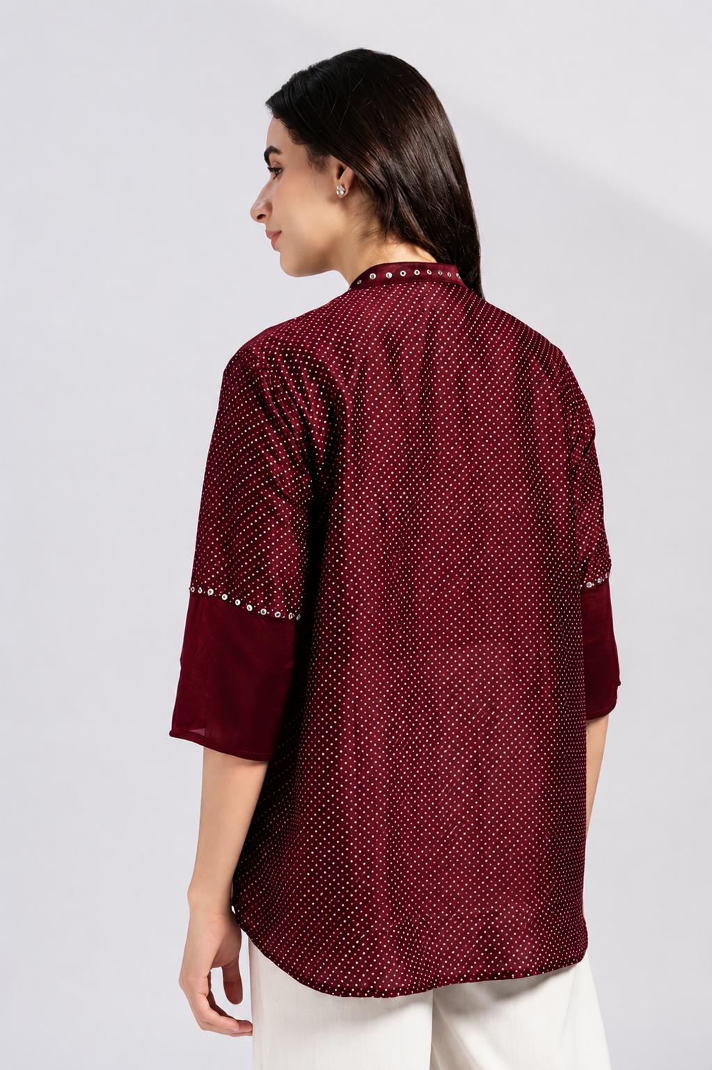 Noor-e-Surkh Shirt - Antaraa Studio