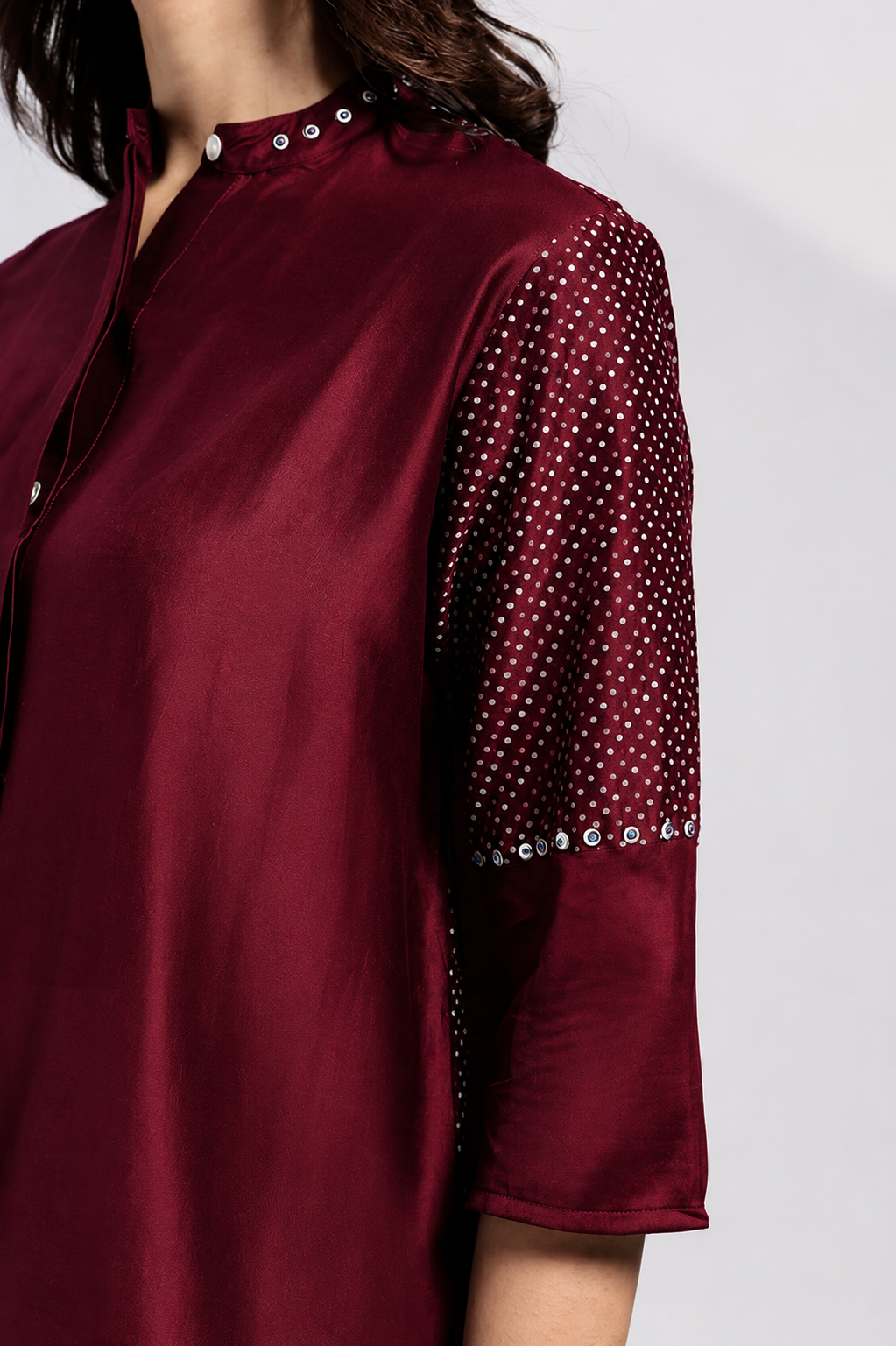 Noor-e-Surkh Shirt - Antaraa Studio