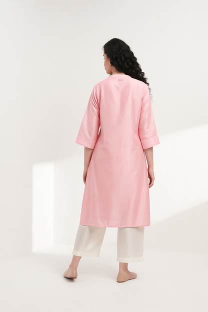 Gulab Chanderi Co-ord Set