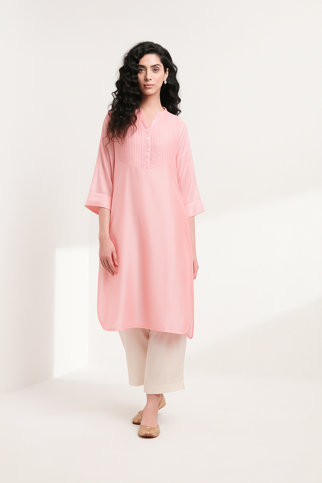 Gulab Chanderi Co-ord Set