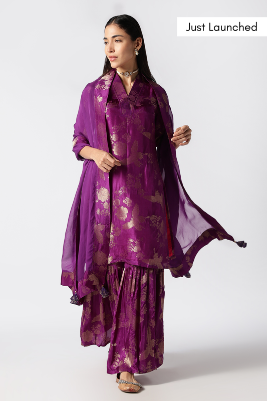 Amethyst Sharara Set