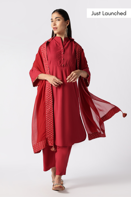 Ruby Kurta set