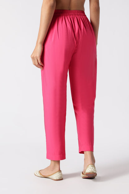 Rose Quartz Zari Striped Co-Ord