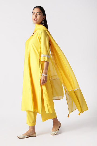 Citrine & Pearls Kurta Set