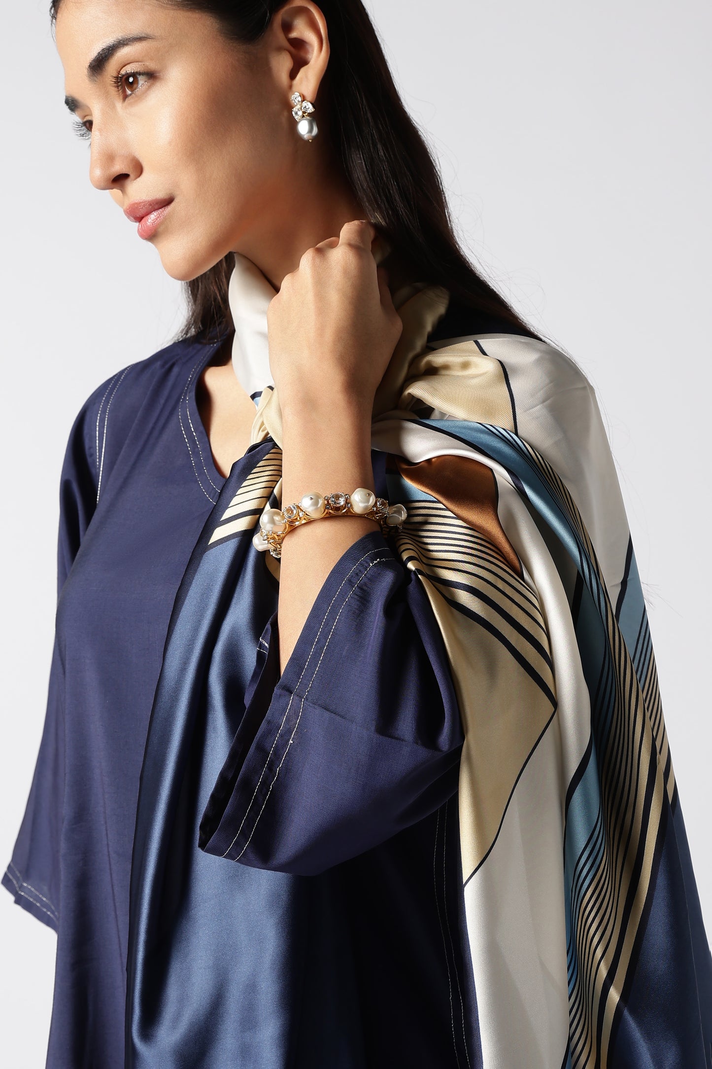 Night Sapphire Kurta Set