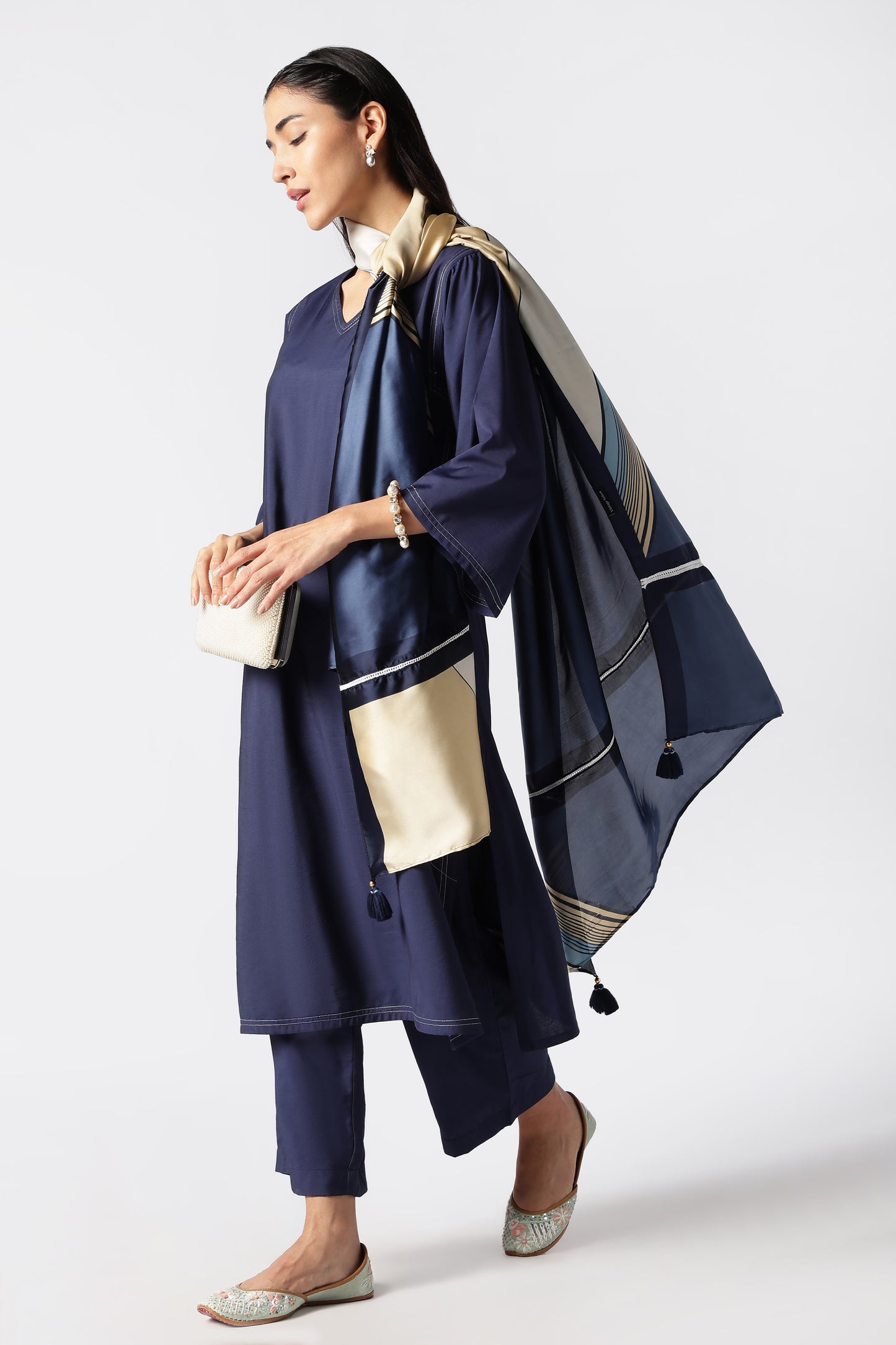 Night Sapphire Kurta Set