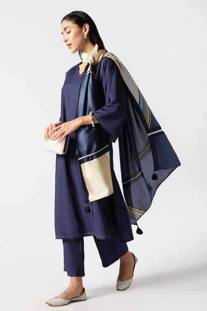 Night Sapphire Kurta Set