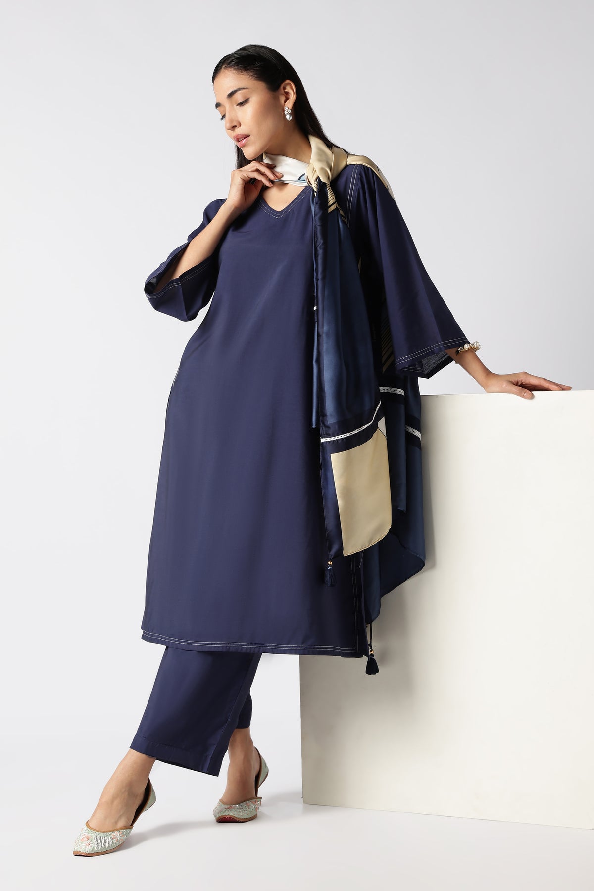 Night Sapphire Kurta Set