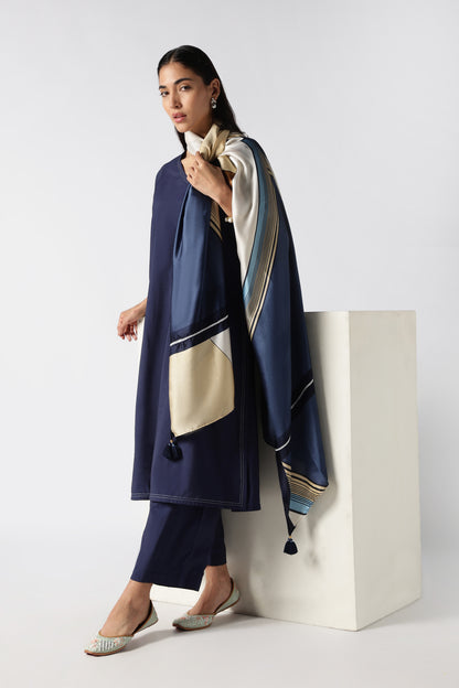 Night Sapphire Kurta Set