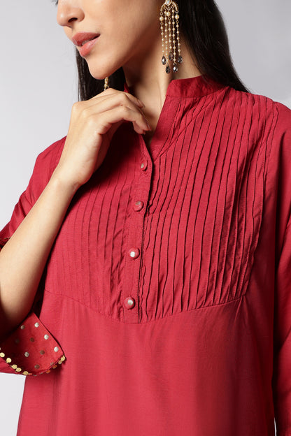 Ruby Kurta set