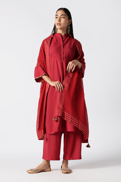 Ruby Kurta set