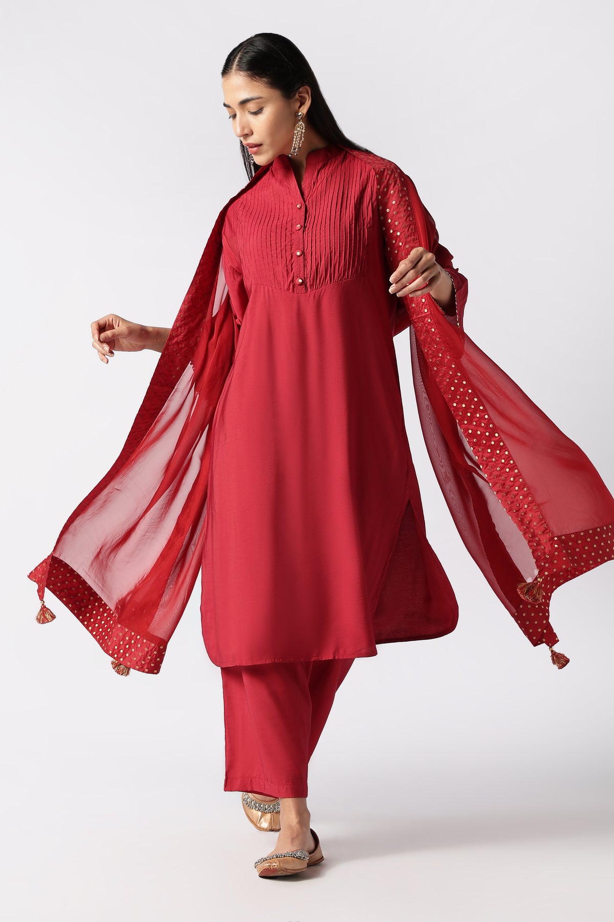 Ruby Kurta set
