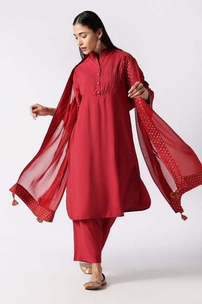 Ruby Kurta set