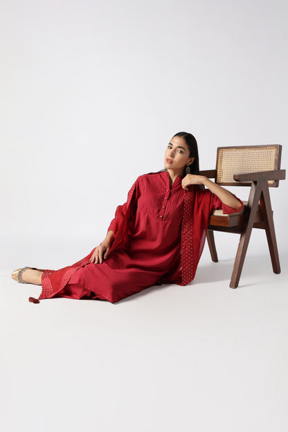 Ruby Kurta set