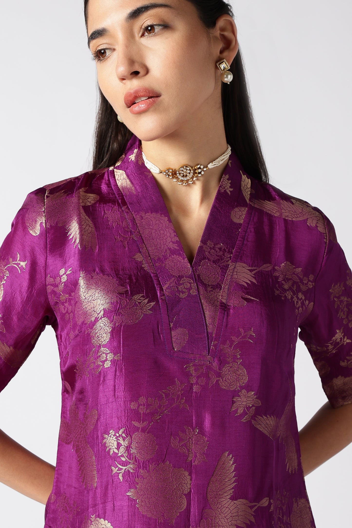 Amethyst Sharara Set