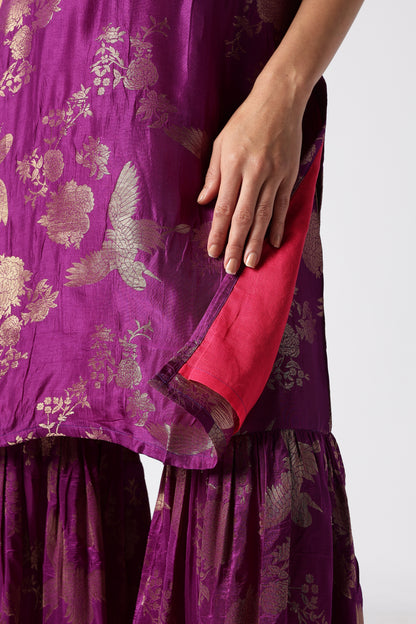 Amethyst Sharara Set