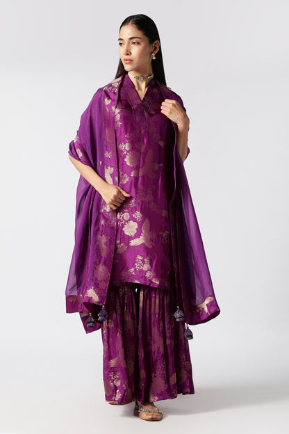 Amethyst Sharara Set