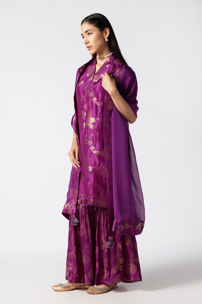 Amethyst Sharara Set