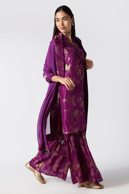 Amethyst Sharara Set