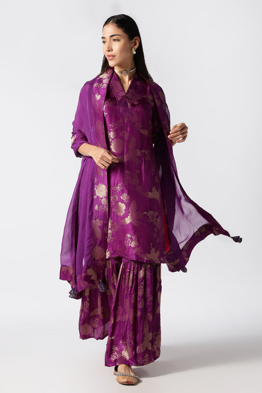 Amethyst Sharara Set