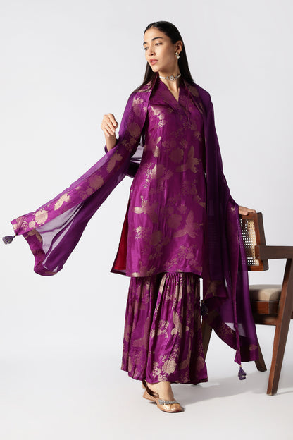 Amethyst Sharara Set