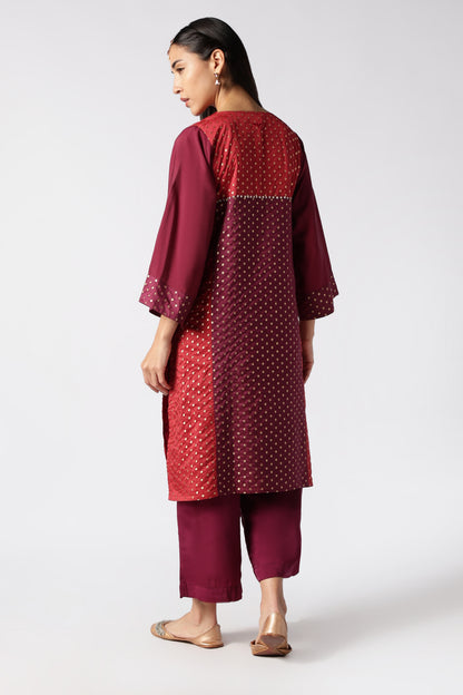 Ruby & Amethyst Kurta set