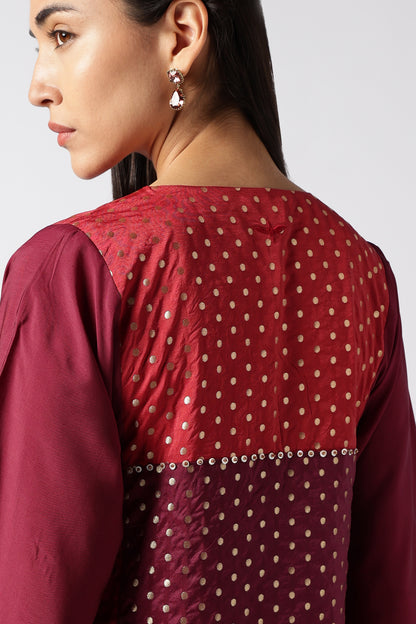 Ruby & Amethyst Kurta set
