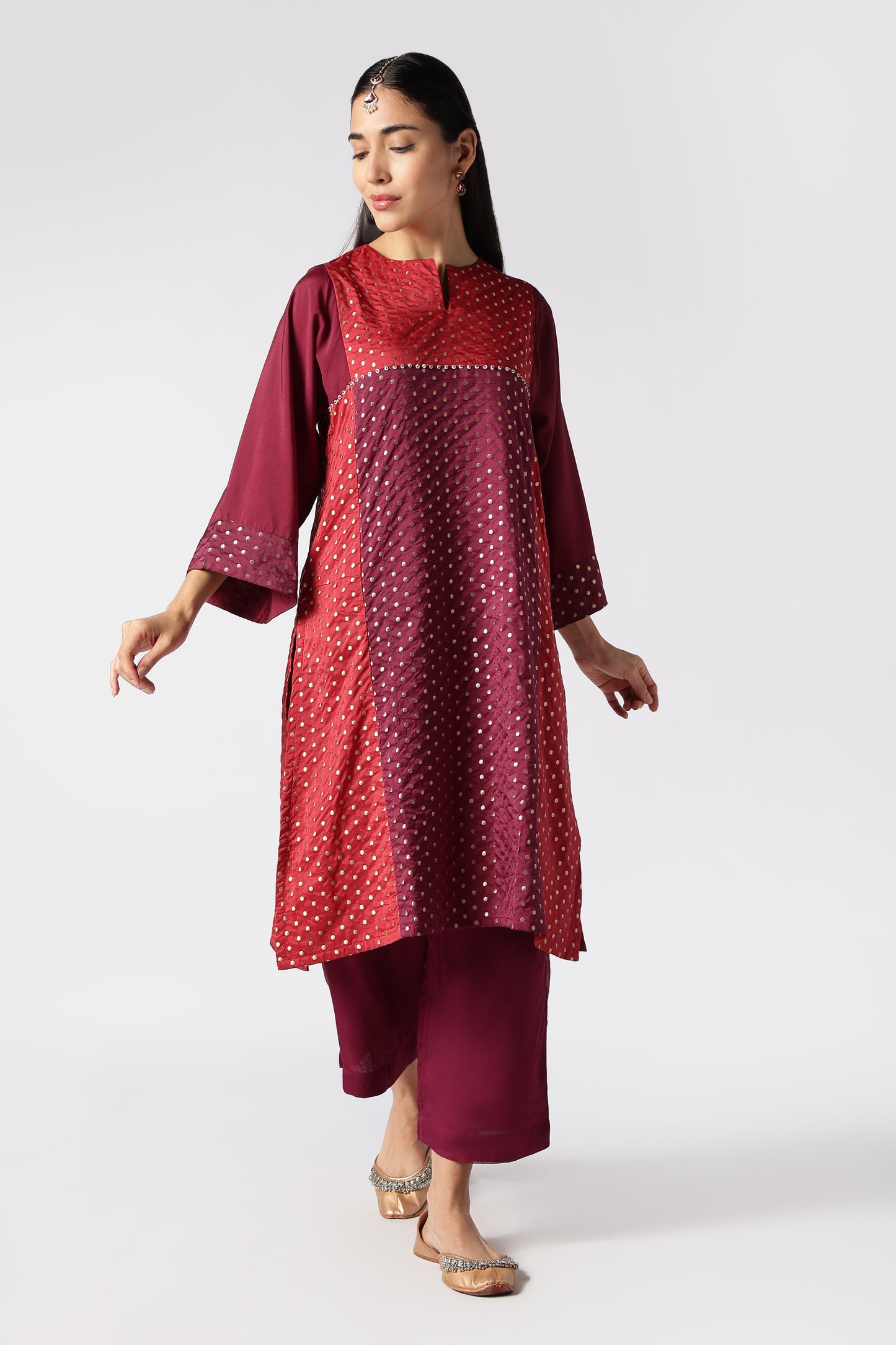 Ruby & Amethyst Kurta set
