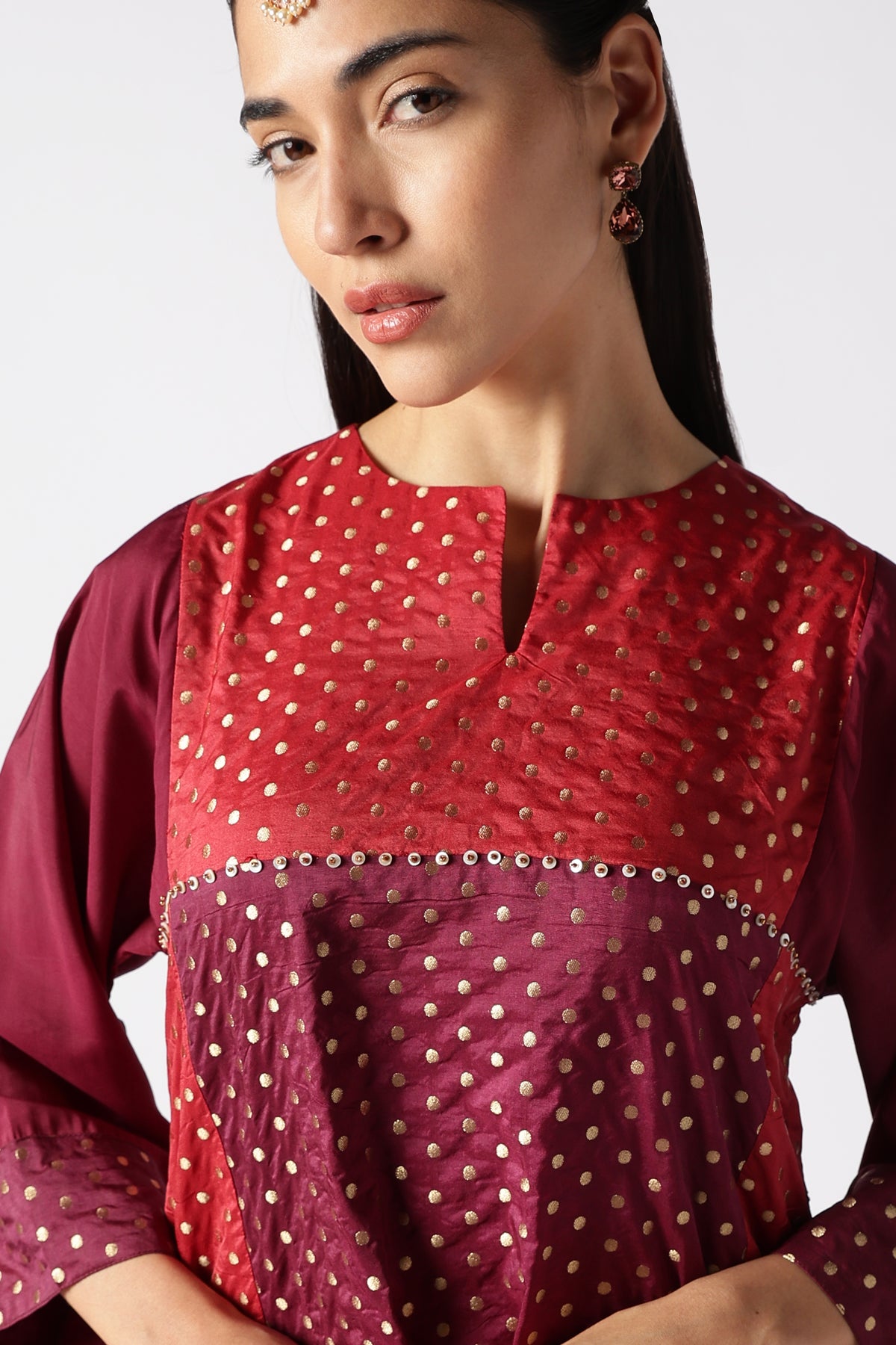 Ruby & Amethyst Kurta set