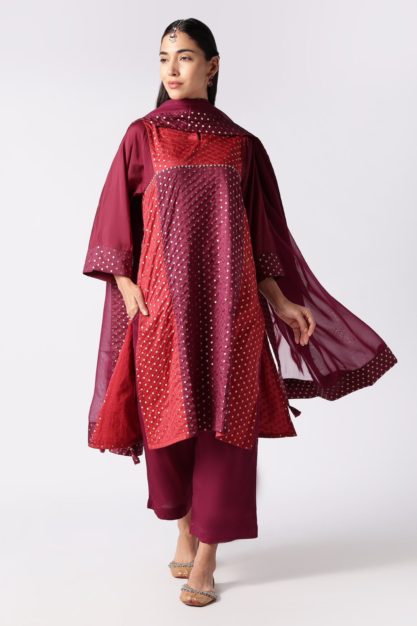 Ruby & Amethyst Kurta set