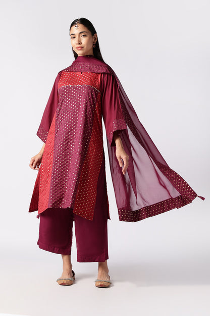 Ruby & Amethyst Kurta set