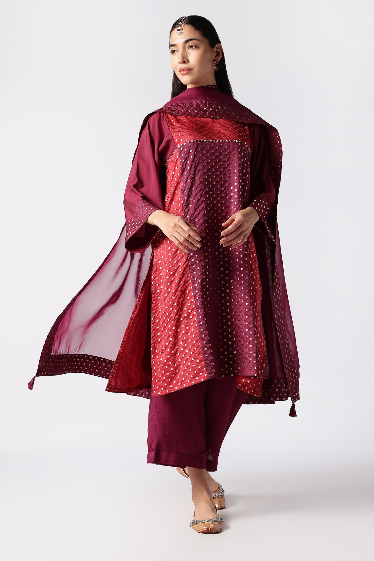 Ruby & Amethyst Kurta set