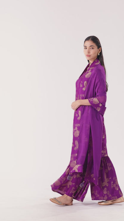 Amethyst Sharara Set