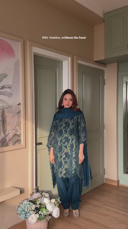 Mayur Brocade Kurta Set