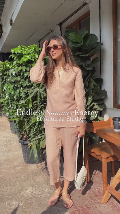 Oatmilk Linen Co-ord Set